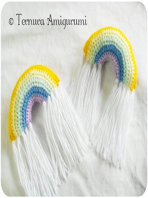 cover image of Rainbow crochet pattern